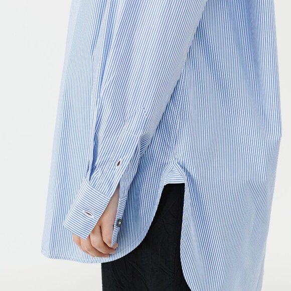 Studio Nicholson Cici Banker Stripe Shirt - Picture 3 of 5
